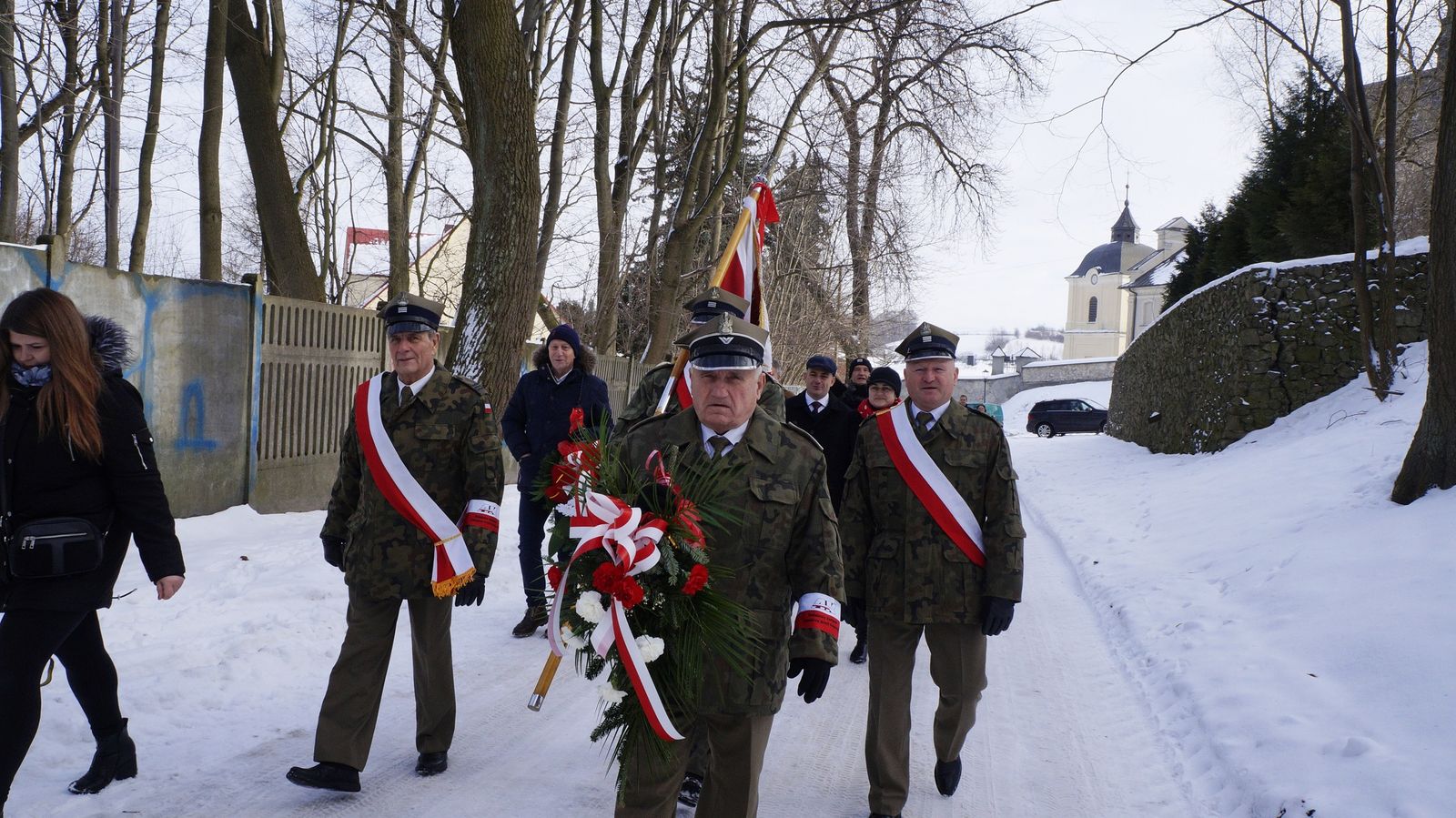Przemarsz pod kurhan powstańczy 2024